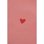 Bella Taartplateau - H13 x Ø30 cm - Keramiek - Roze, Rood