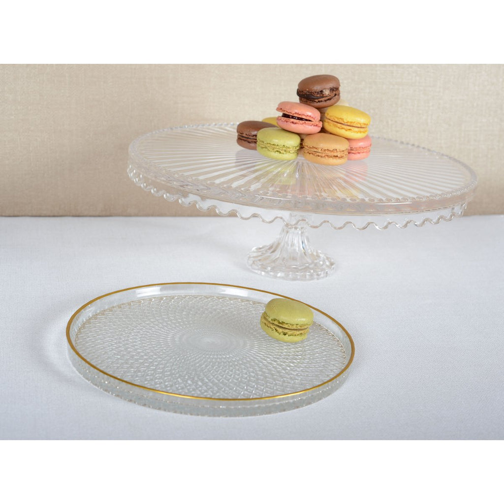 Middle Glass -Offing Pie Dish 32x32x17cm