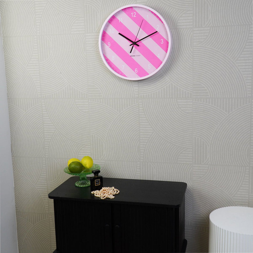 Striped Joy Wall Clock