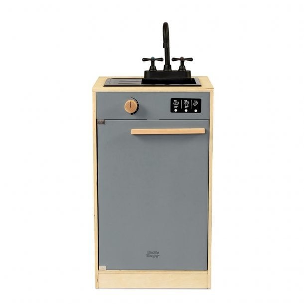 Wooden Play Dishwasher with Sink